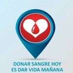 Cartel anunciador Maratón donación de sangre