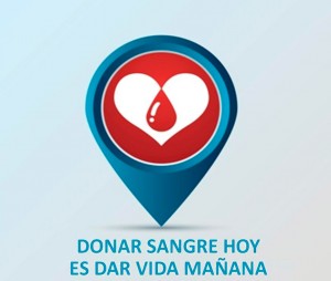 Cartel anunciador Maratón donación de sangre