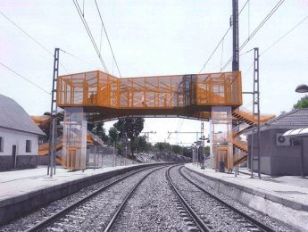 Imagen de la noticia Renfe propone una pasarela doble en la estación de Alpedrete