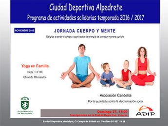 Imagen de la noticia Yoga solidario para practicar en familia