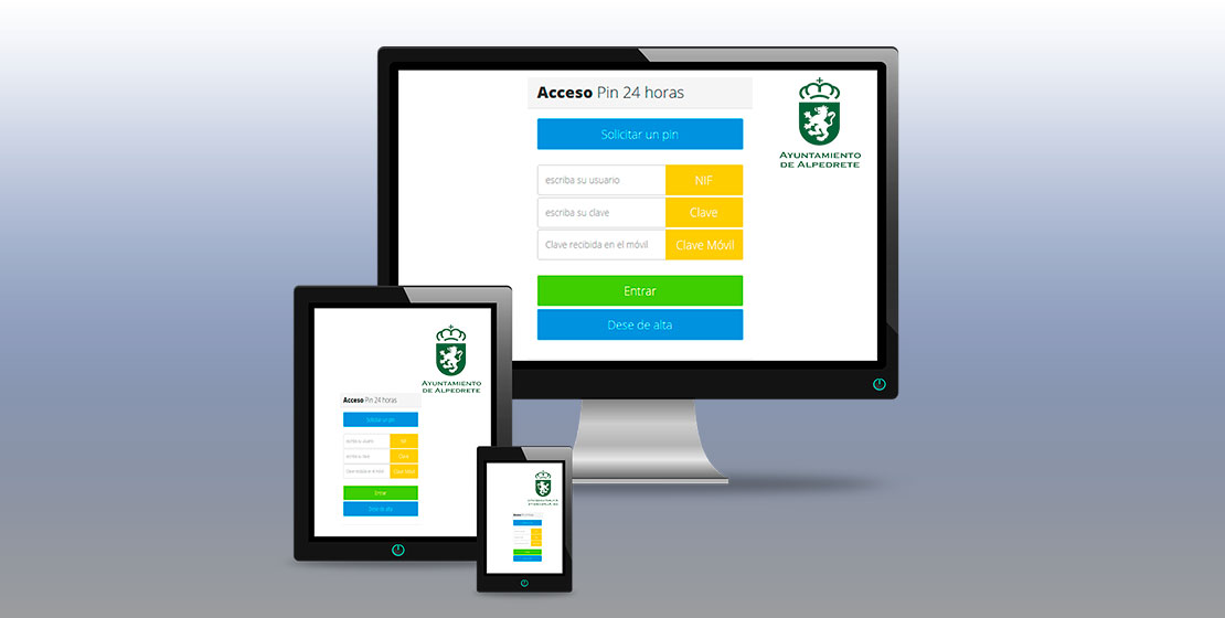 PIN 24H para acceder a la sede electrónica del Ayuntamiento Imagen de la noticia PIN 24H para acceder a la sede electrónica del Ayuntamiento