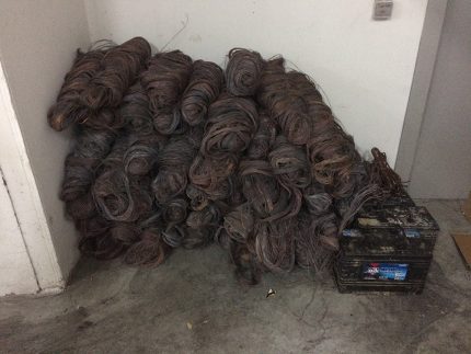 Imagen de la noticia La Policía Local decomisa 630 kilos de cobre