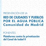 Imagen de la noticia Ciudades y pueblos por el Agua Pública