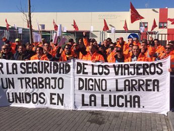 Imagen de la noticia Suspendido el paro en autobuses Larrea este lunes y martes