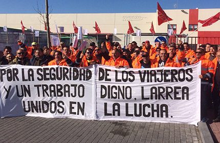 Imagen de la noticia Suspendido el paro en autobuses Larrea este lunes y martes