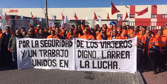 Imagen de la noticia Suspendido el paro en autobuses Larrea este lunes y martes