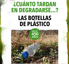 Imagen de la noticia 1 botella de plástico tarda 450 años en degradarse