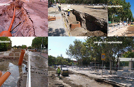 Imagen de la noticia Ya no hay piedra (el tráfico a punto de restablecerse en la calle Santa Quiteria)