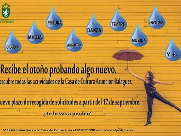 Casa de Cultura, nuevas matrículas Imagen de la noticia Casa de Cultura, nuevas matrículas