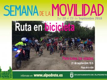 Imagen de la noticia Ruta en bicicleta. Semana de la Movilidad