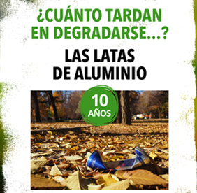 1 lata de aluminio tarda años en degradarse - Web Ayuntamiento de Alpedrete