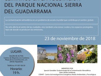 Imagen de la noticia Contaminación atmosférica en la Sierra de Guadarrama