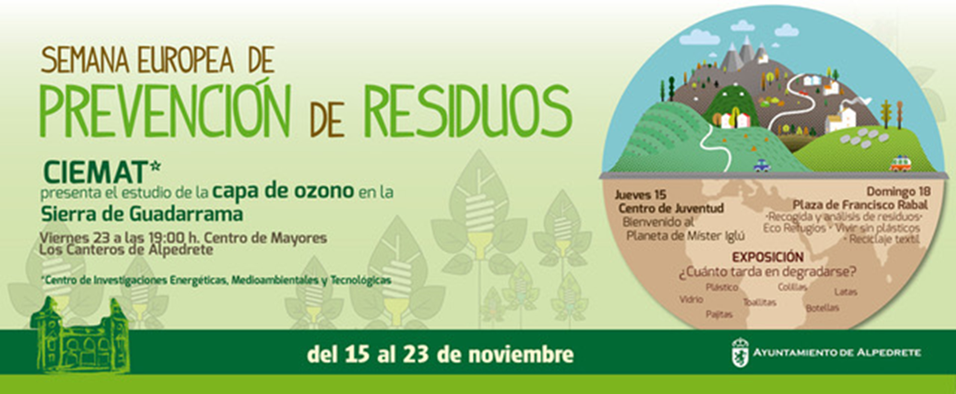 Semana Europea de Prevención de Residuos Imagen de la noticia Semana Europea de Prevención de Residuos