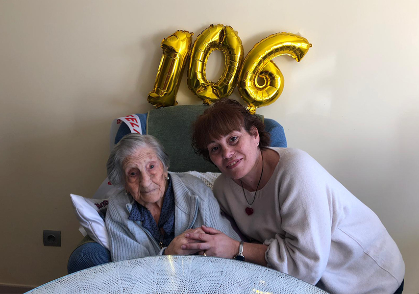 Imagen de la noticia Irene, 106 años. La vecina más longeva