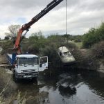 Imagen de la noticia Sacado un coche de una cantera de la Dehesa Municipal