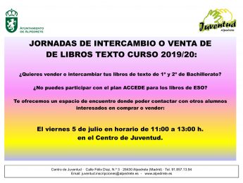 Imagen de la noticia Jornada de intercambio de libros de texto