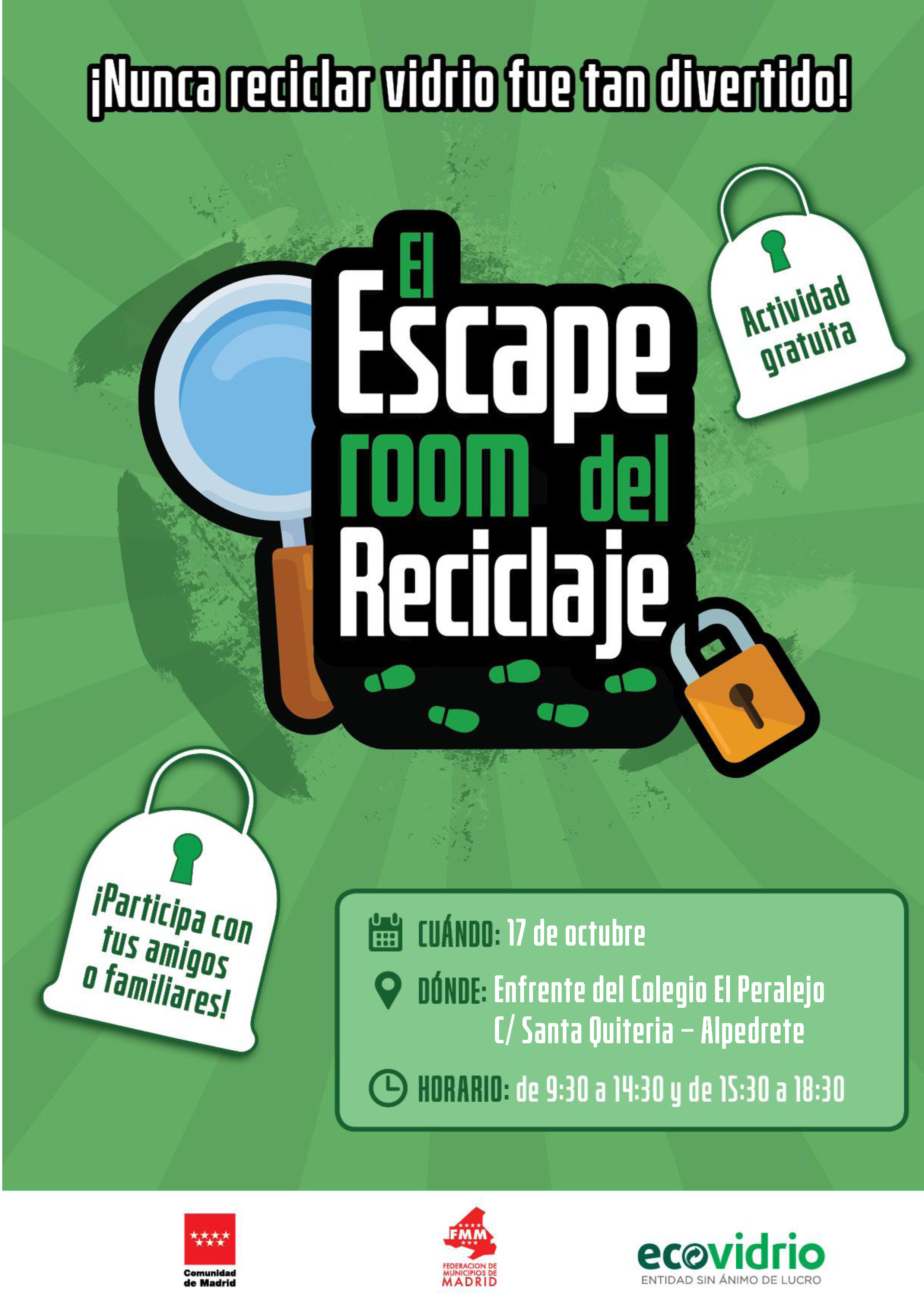 Imagen de la noticia Llega a Alpedrete el Scape Room del Reciclaje