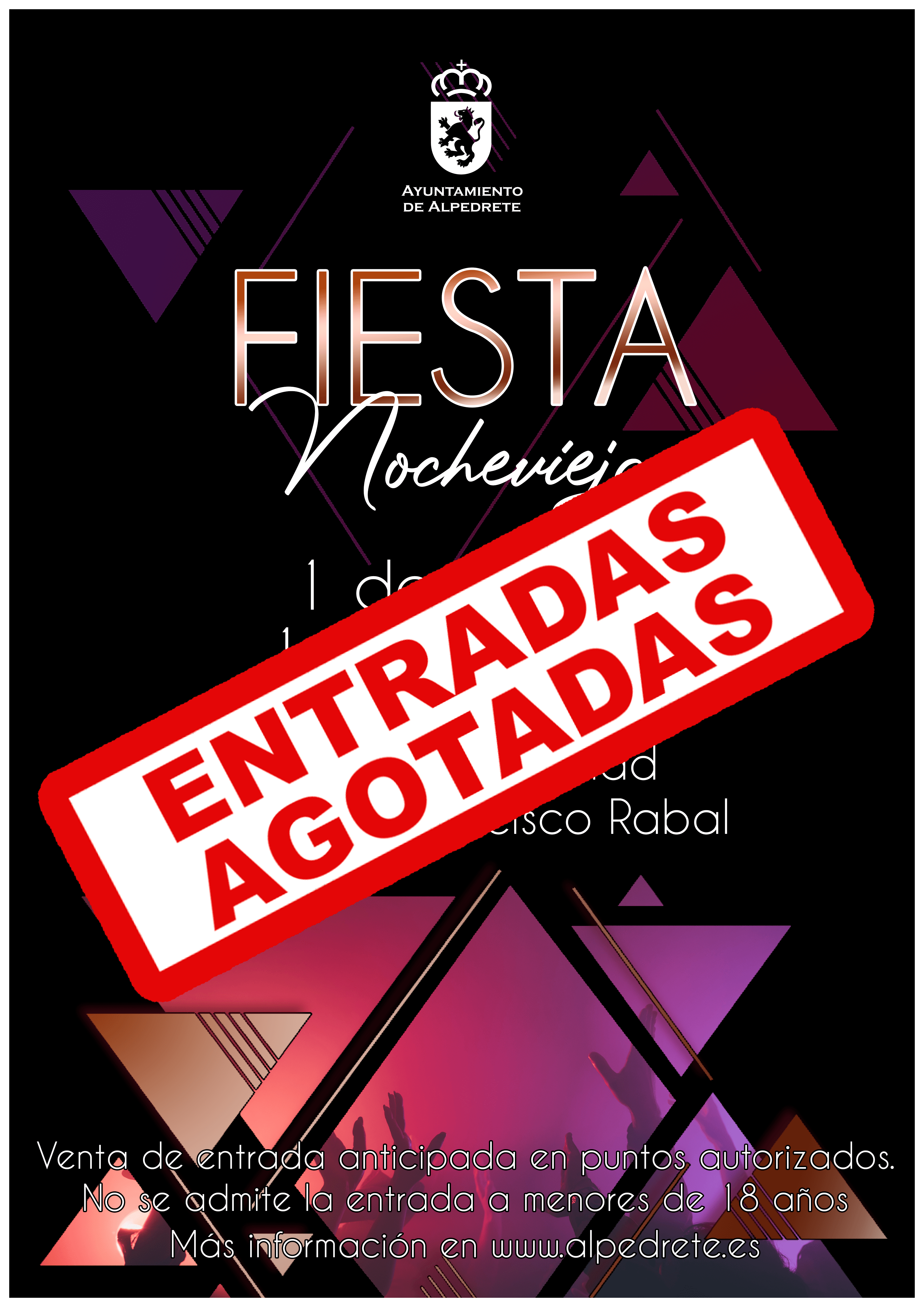 Imagen de la noticia Entradas agotadas para la fiesta de Nochevieja 2019