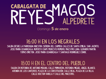 Imagen de la noticia Los Reyes Magos llegan a Alpedrete