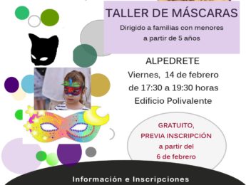 Imagen de la noticia Taller de máscaras de carnaval