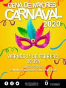 Cena de mayores- carnaval 2020 Imagen de la noticia Cena de mayores- carnaval 2020