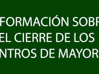 Cierre de los Centros de Mayores de Alpedrete Imagen de la noticia Cierre de los Centros de Mayores de Alpedrete