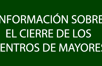 Imagen de la noticia Cierre de los Centros de Mayores de Alpedrete