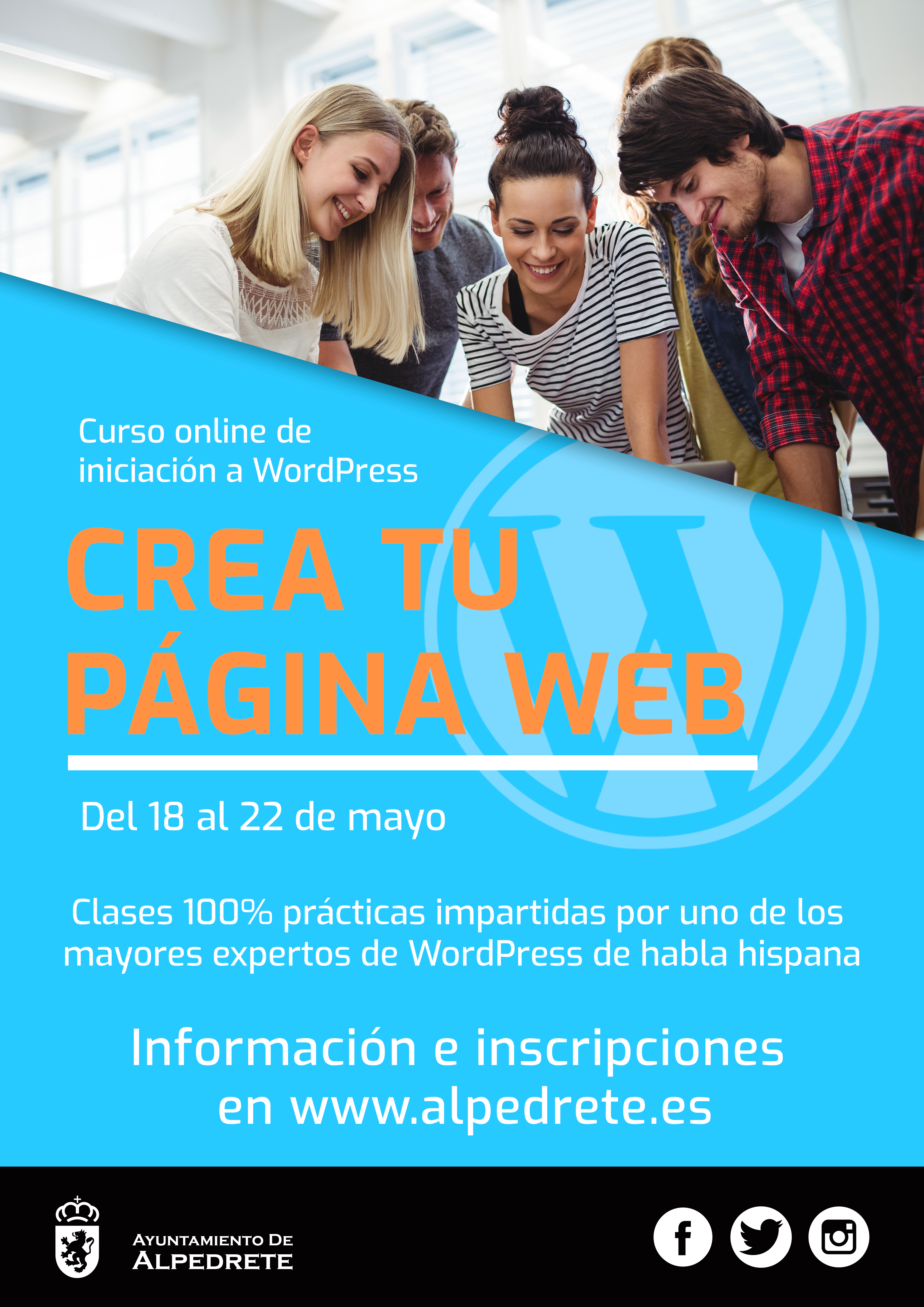 Imagen de la noticia Curso creación de web profesional con WordPress