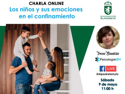 Imagen de la noticia Charla online: Los niños y sus emociones en el confinamiento