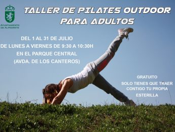 Imagen de la noticia Taller de pilates outdoor para adultos