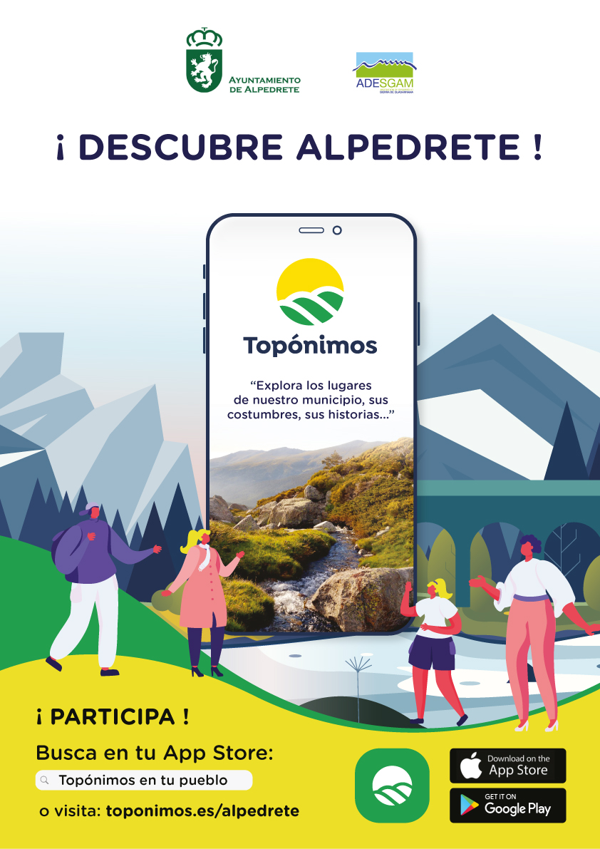 Imagen de la noticia Descubre Alpedrete a través de la app Topónimos