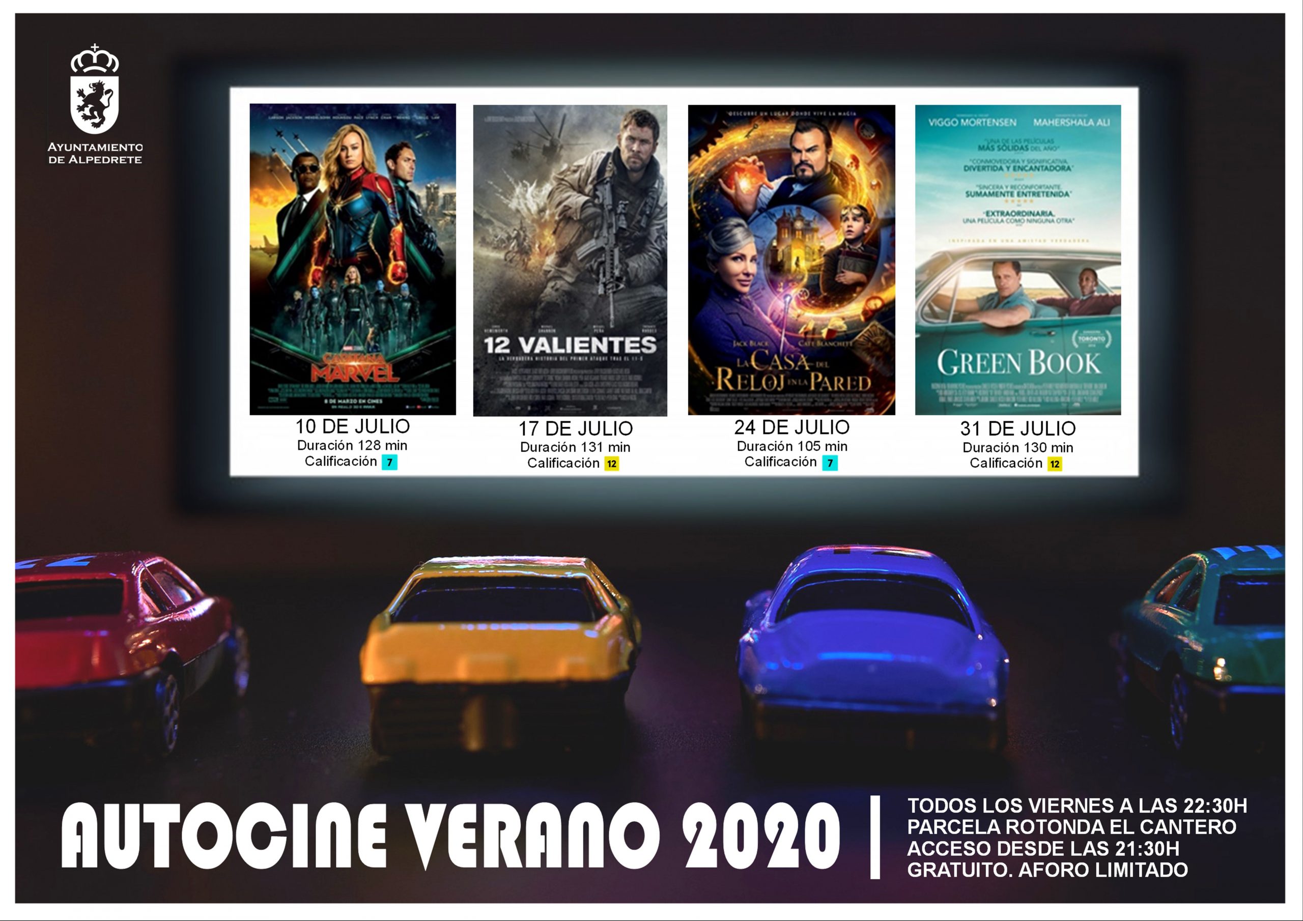 Imagen de la noticia Disfruta del “Autocine de Verano” todos los viernes de julio