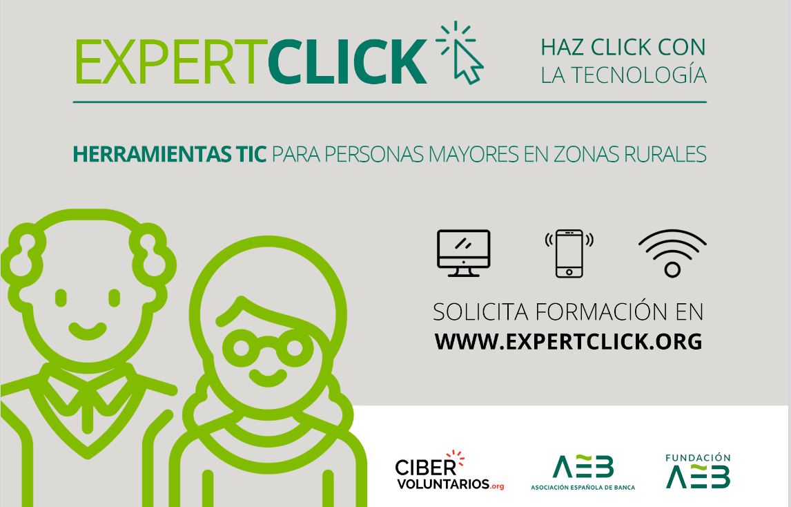 Imagen de la noticia “Expertclick”, habilidades digitales para mayores de 55