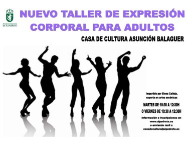 Nuevo taller de expresión corporal para adultos Imagen de la noticia Nuevo taller de expresión corporal para adultos