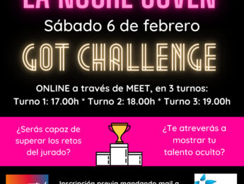 Imagen de la noticia Noche Joven: Got challenge on line
