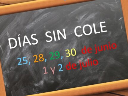 Imagen de la noticia Días sin cole