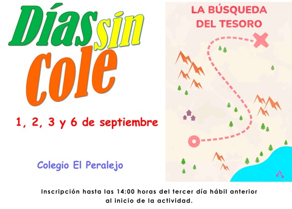 Imagen de la noticia Días sin Cole 1, 2, 3 y 6 de septiembre