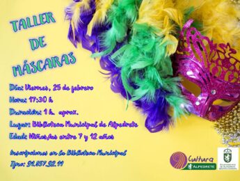 Imagen de la noticia Taller de máscaras de carnaval