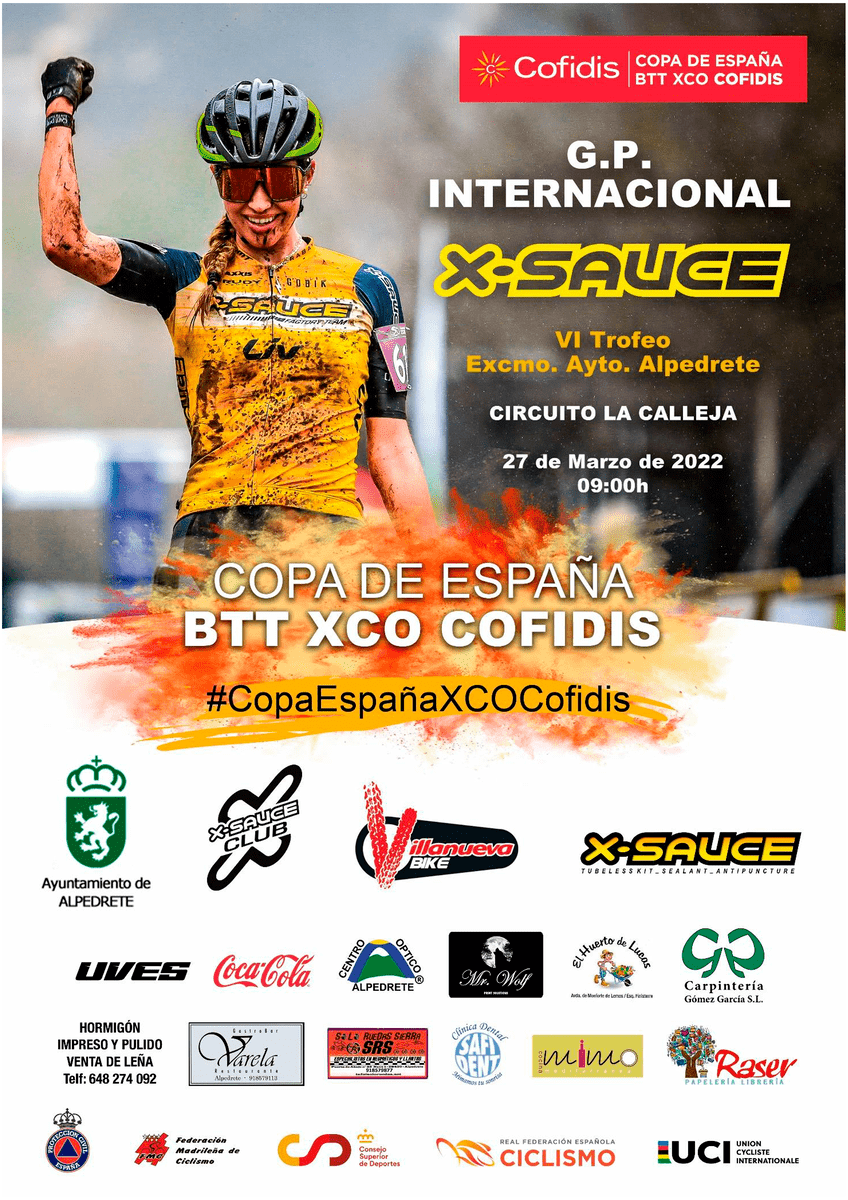 Imagen de la noticia Alpedrete acoge el 27 de marzo el “Gran Premio Internacional X-Sauce” de bicicleta de montaña