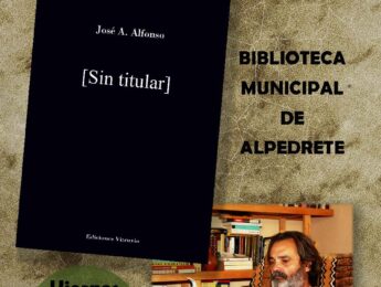 Imagen de la noticia Presentación literaria: “[Sin titular]” de Jose Antonio Alfonso