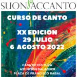 Imagen de la noticia Abierto el plazo de inscripción para Suon’acanto 2022, XX edición