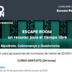 Imagen de la noticia Curso gratuíto “Escape room: un recurso para el tiempo libre”