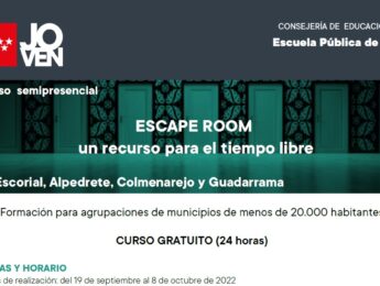 Imagen de la noticia Curso gratuíto “Escape room: un recurso para el tiempo libre”