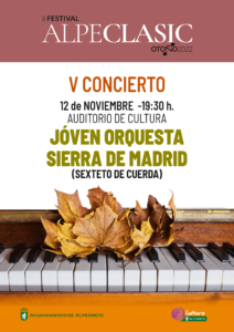 Cartel 5to concierto Festival Alpeclassic