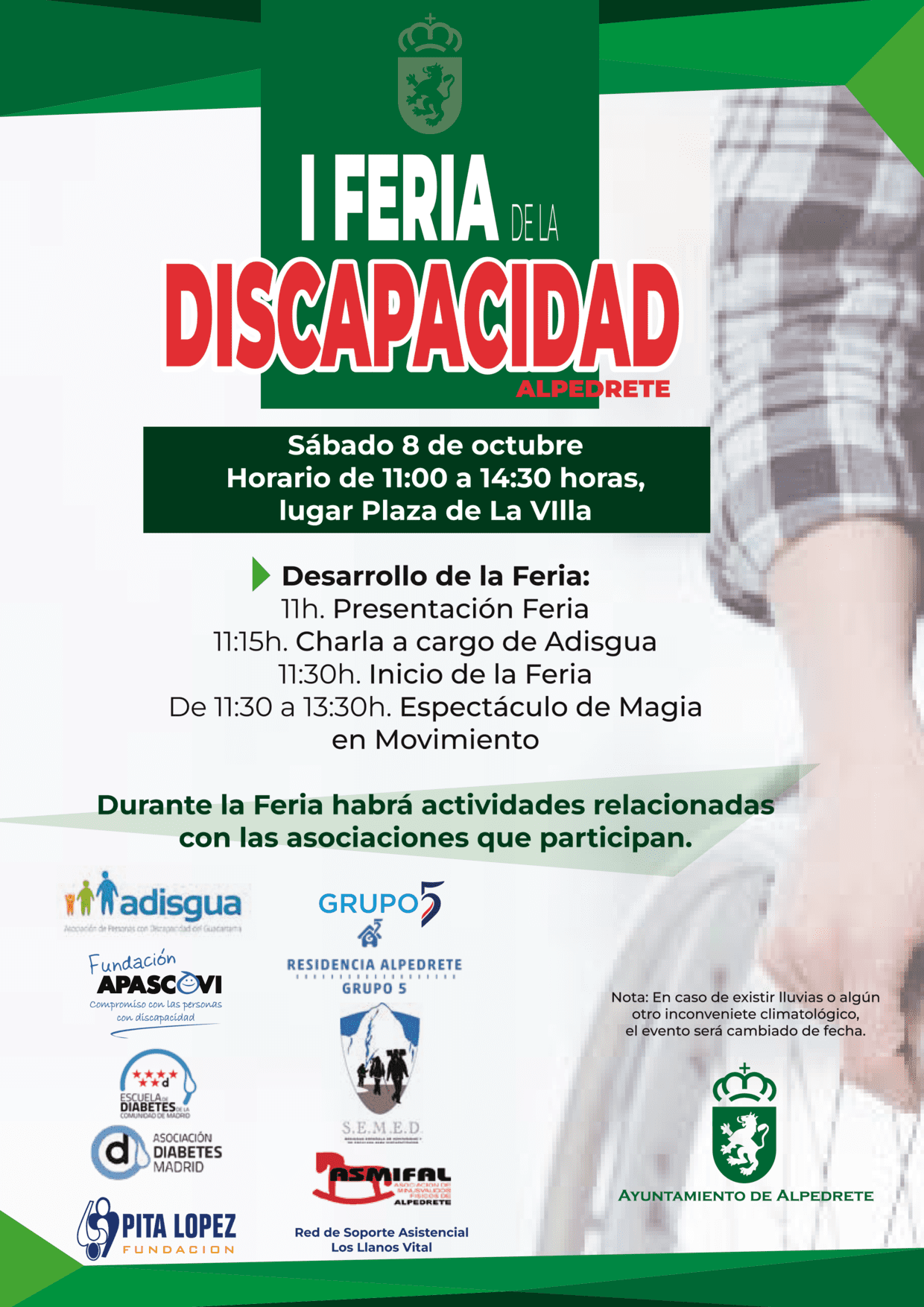 Imagen de la noticia Alpedrete celebra la feria de la discapacidad