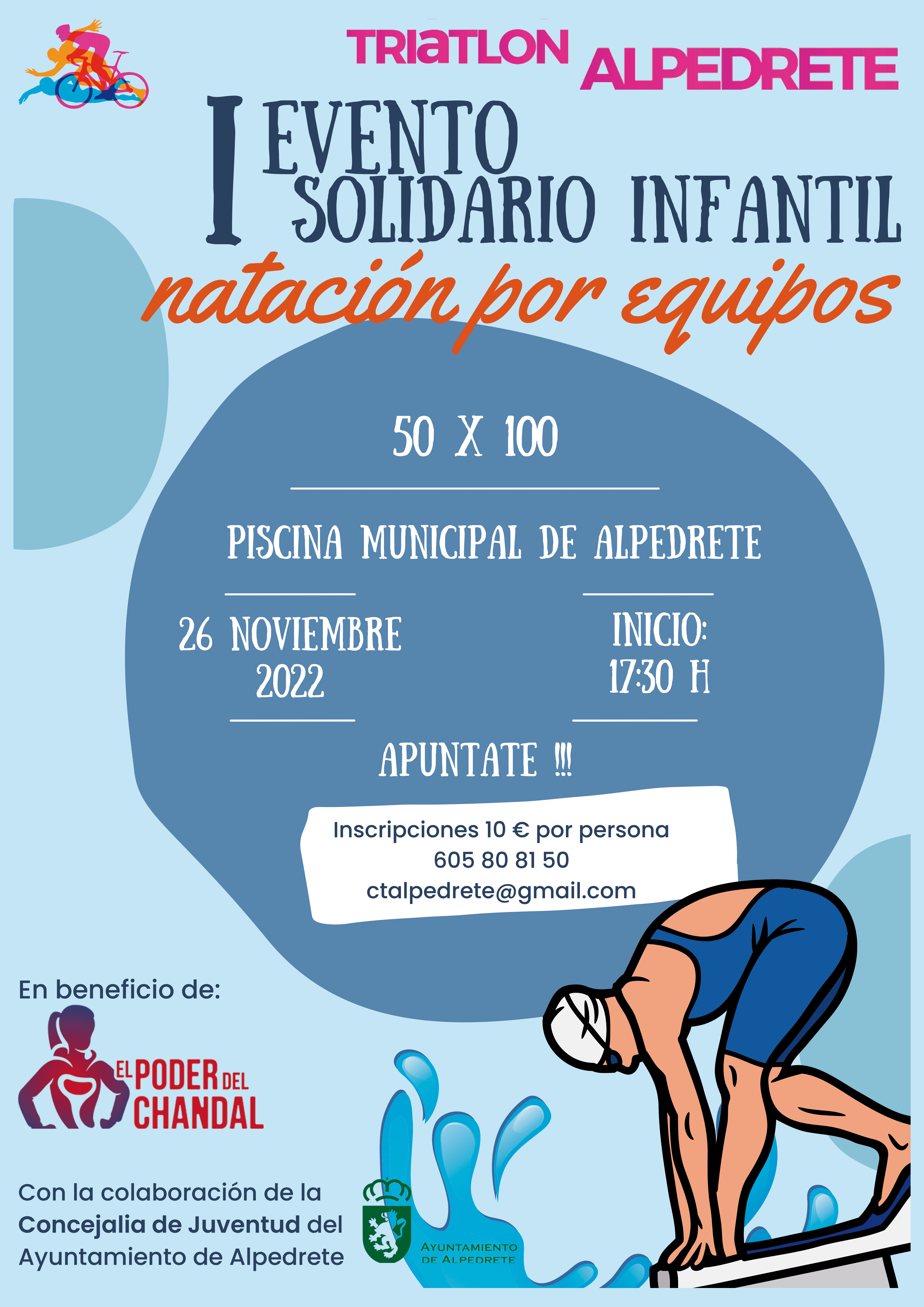 Imagen de la noticia I Evento solidario infantil de natación por equipos