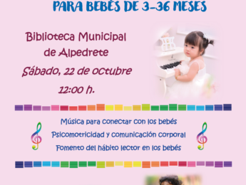 Imagen de la noticia Taller de música y lenguaje en familia para bebes de 3 a 36 meses