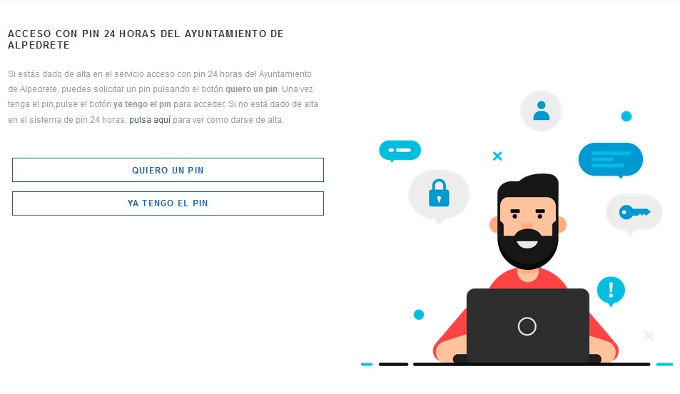 Imagen de la noticia PIN 24H, un sistema para hacer sus gestiones desde casa