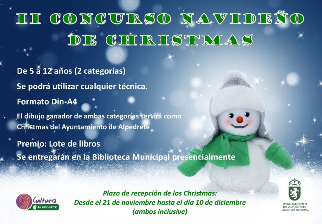 La biblioteca municipal de Alpedrete convoca el II Concurso navideño de ...