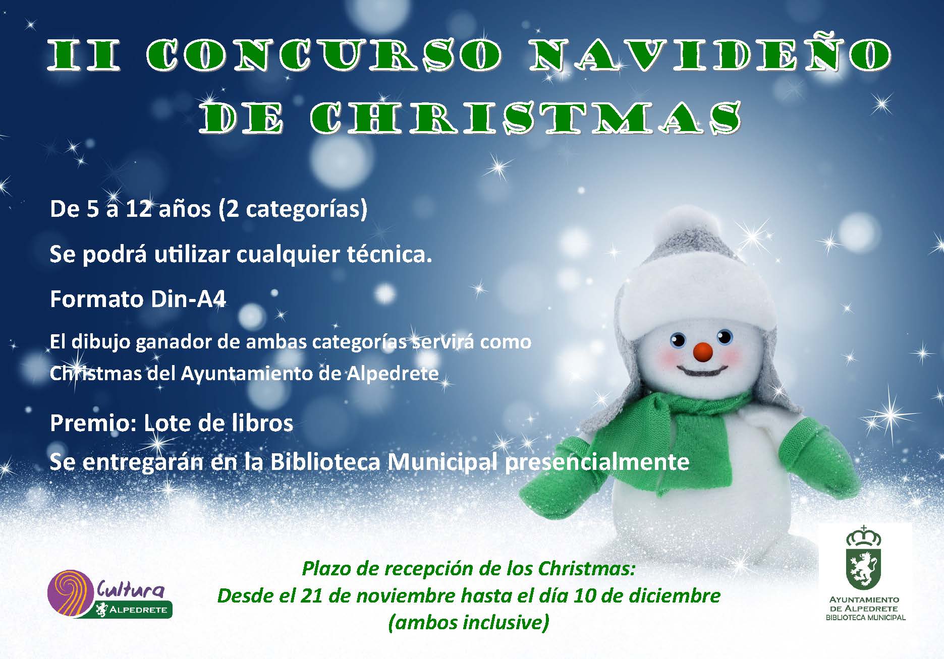 Imagen de la noticia La biblioteca municipal convoca el II Concurso navideño de christmas